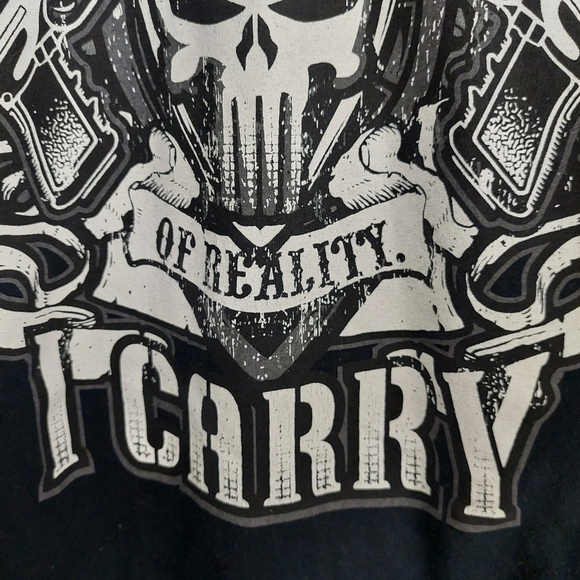 I Am Not Paranoid or Afraid I'm Just Prepared Black Long Sleeve T Shirt Size 3XL - Picture 6 of 7